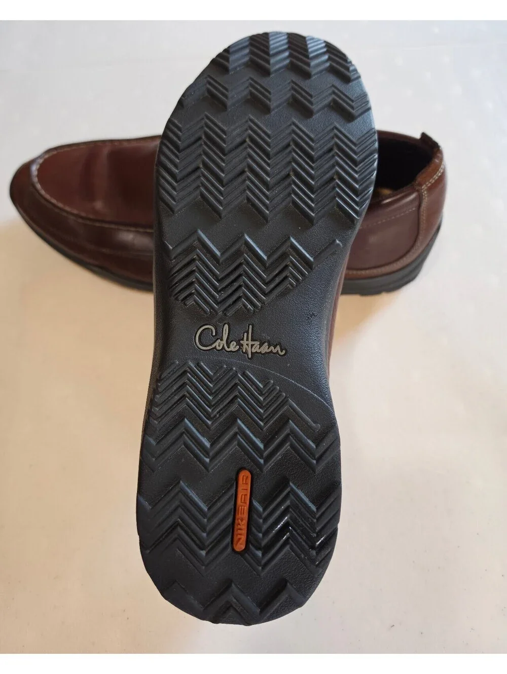 Cole Haan Men's Brown Leather Slip-On Loafers Size 11.5 M